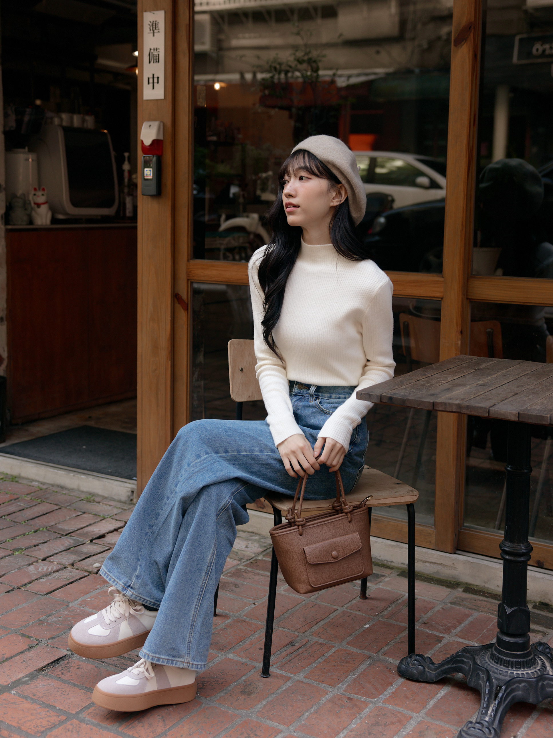 好穿推薦 厚底麂皮拼接德訓鞋