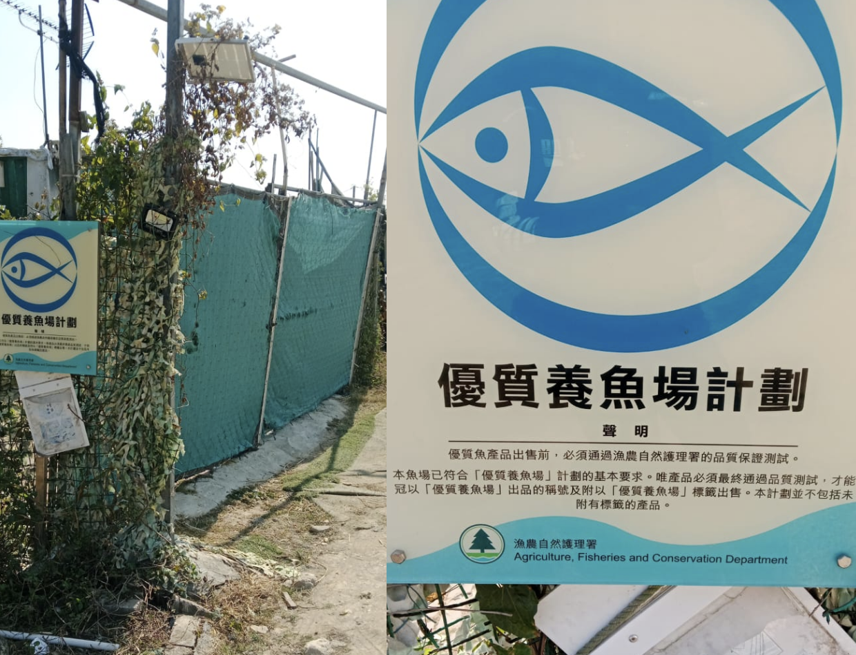 堅記屬於「優質養魚場」登記漁場