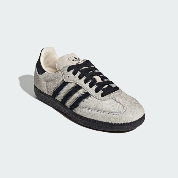 Adidas Samba OG W JP5329 女 運動休閒鞋 德訓鞋 舒適 穿搭 馬海毛 米灰 黑