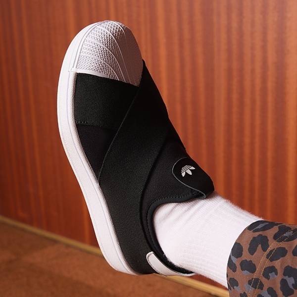 Adidas 愛迪達 Superstar II Slip-On KH8210 男女 休閒鞋 舒適 黑 白