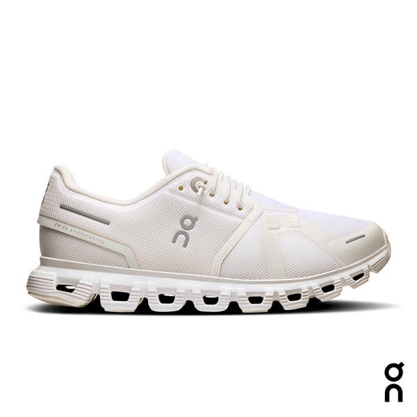 ON Running Cloud 6 Wide 3WG10361200 女 慢跑鞋 寬楦 跑鞋 路跑 白