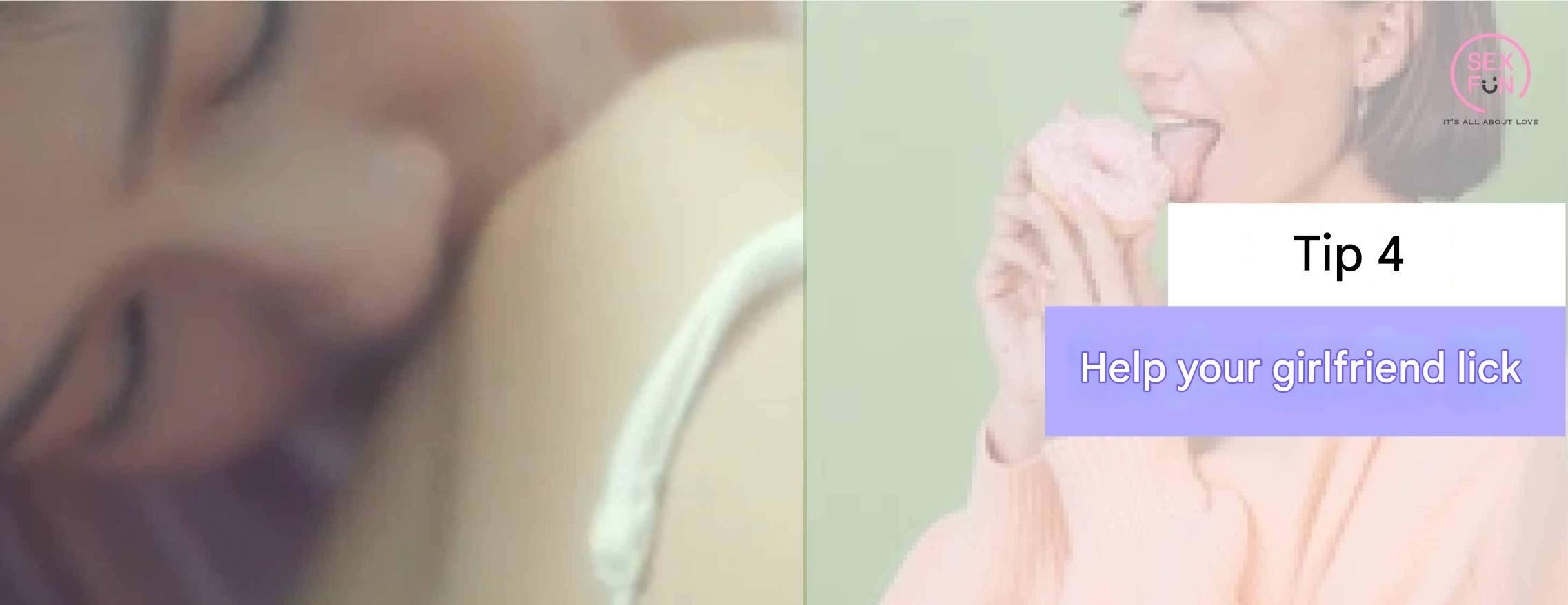 Lesbian oral sex technique illustration