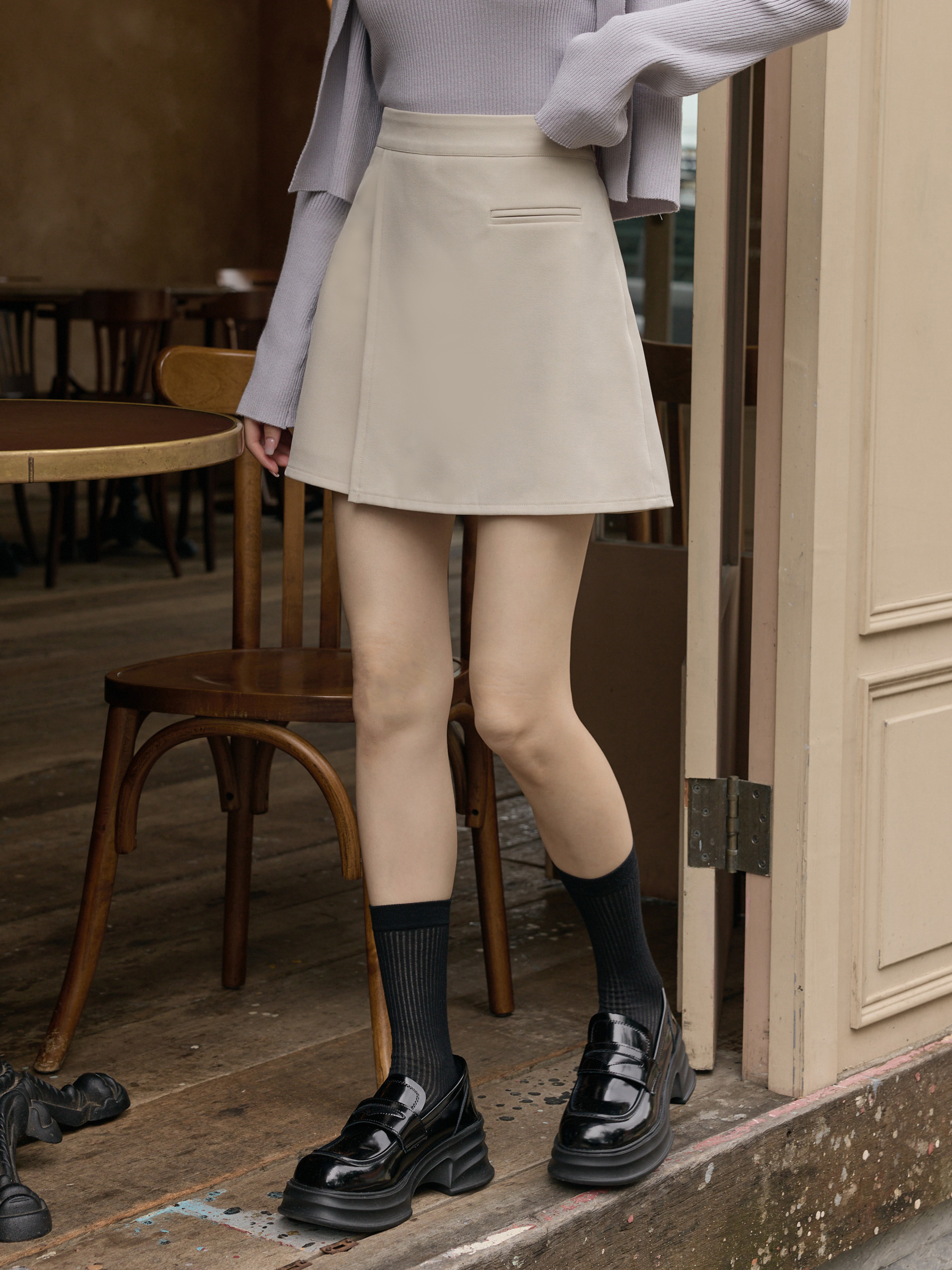 自訂 極顯瘦A字褲裙