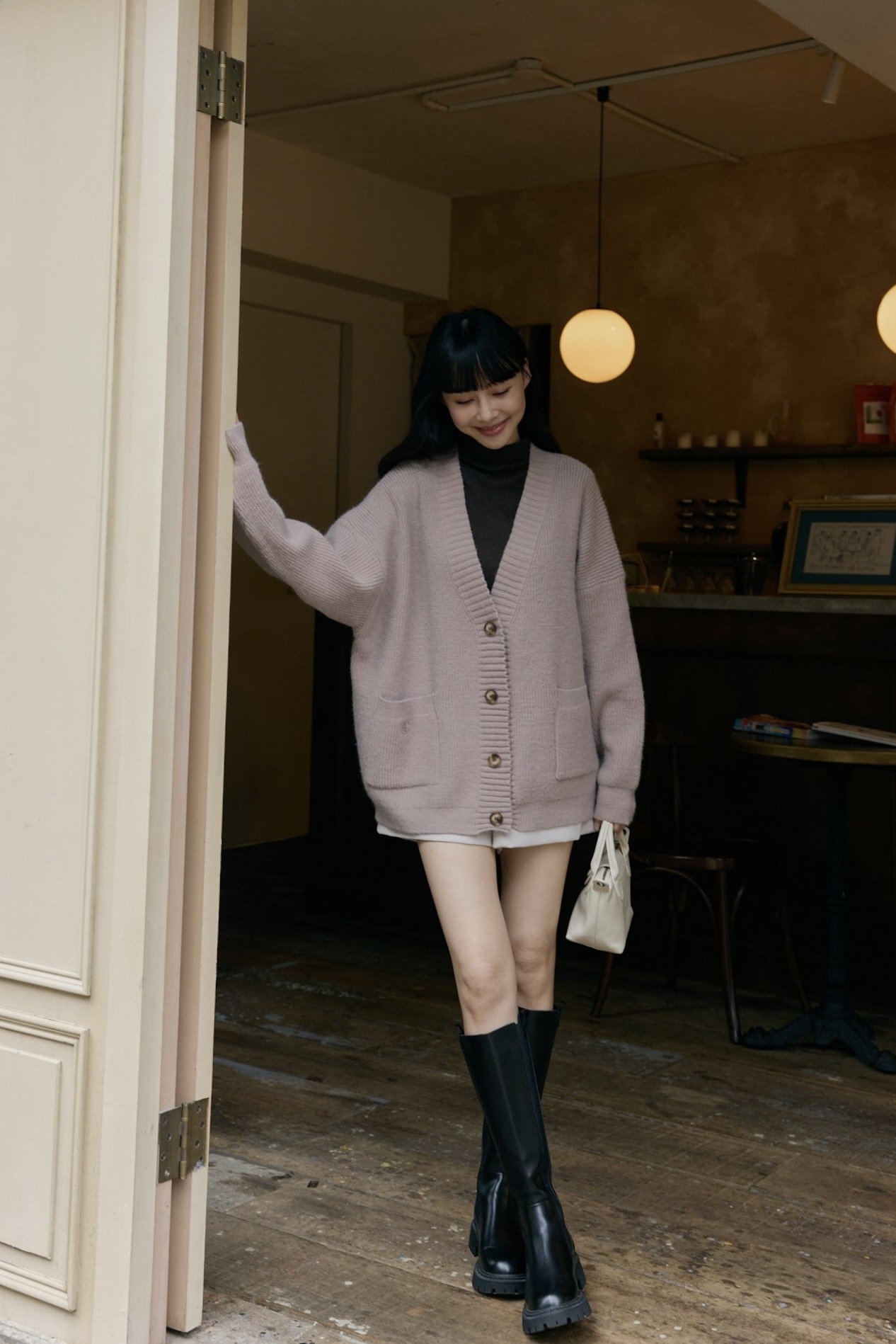 自訂 北極絨軟棉針織外套