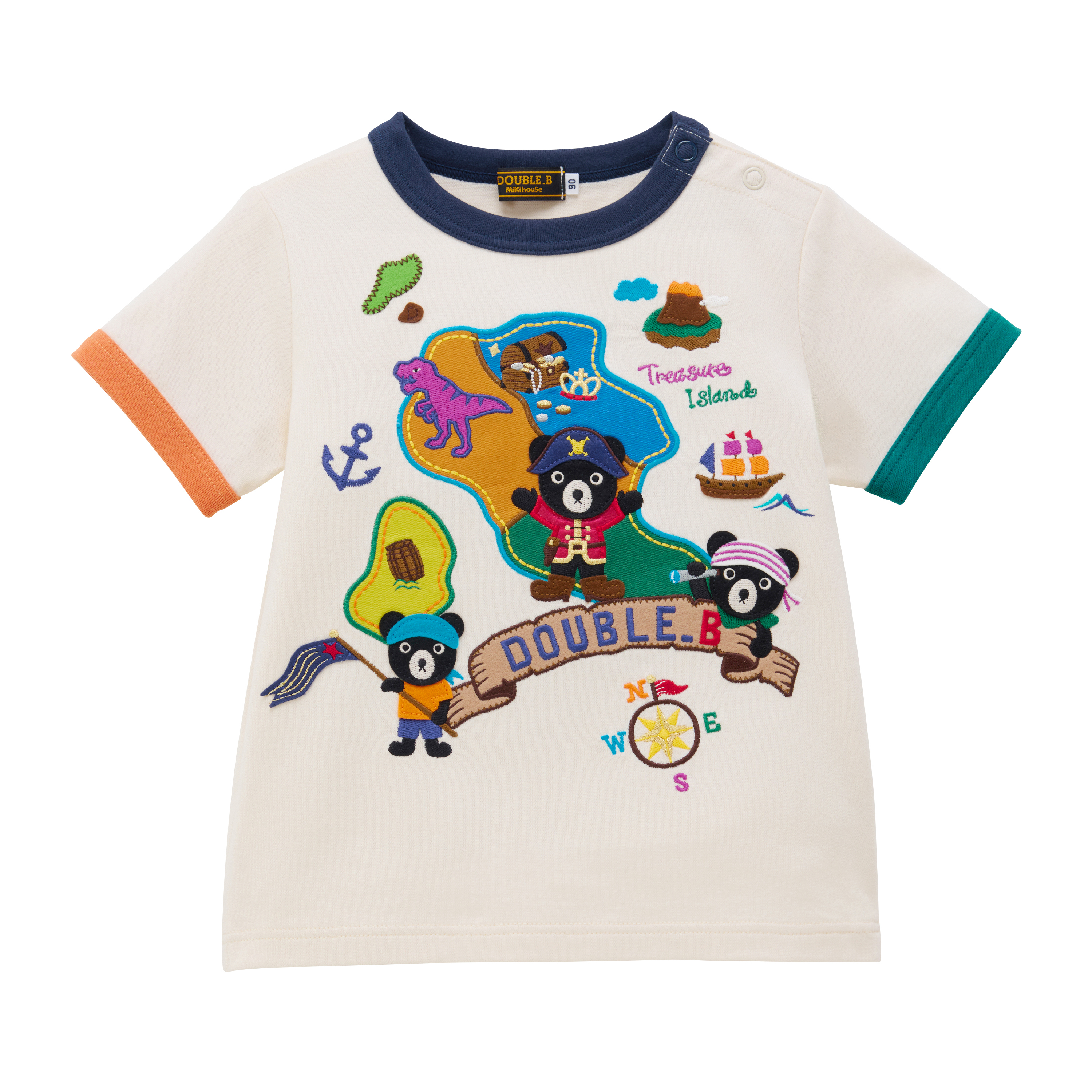 DB 海盜小熊恐龍T恤