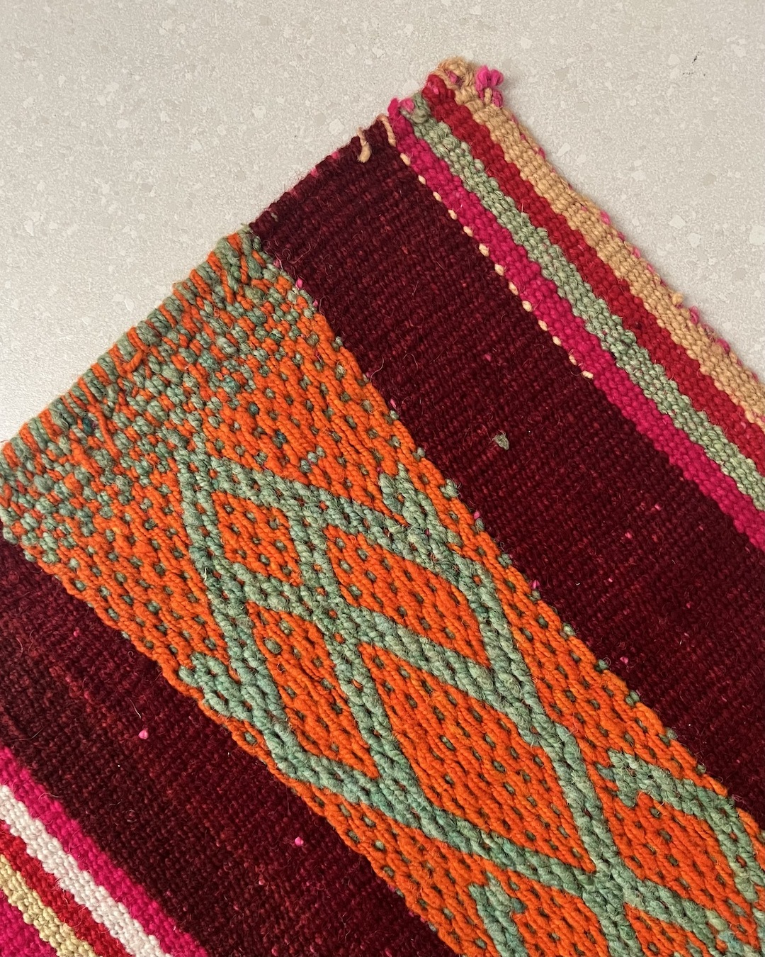 心形 | 老件手工編織毯