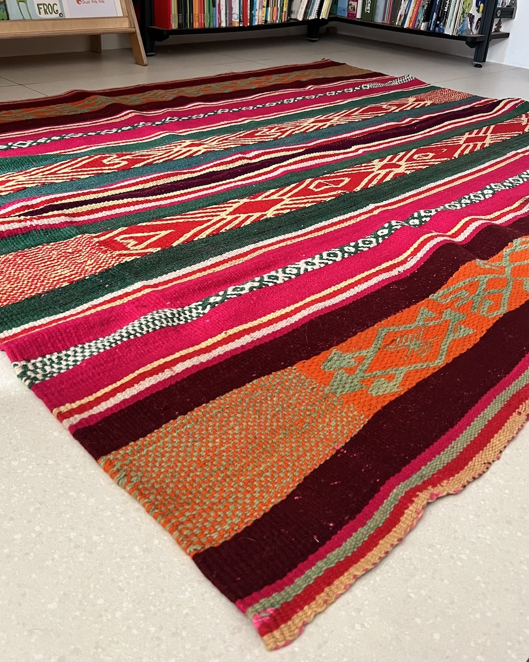 心形 | 老件手工編織毯