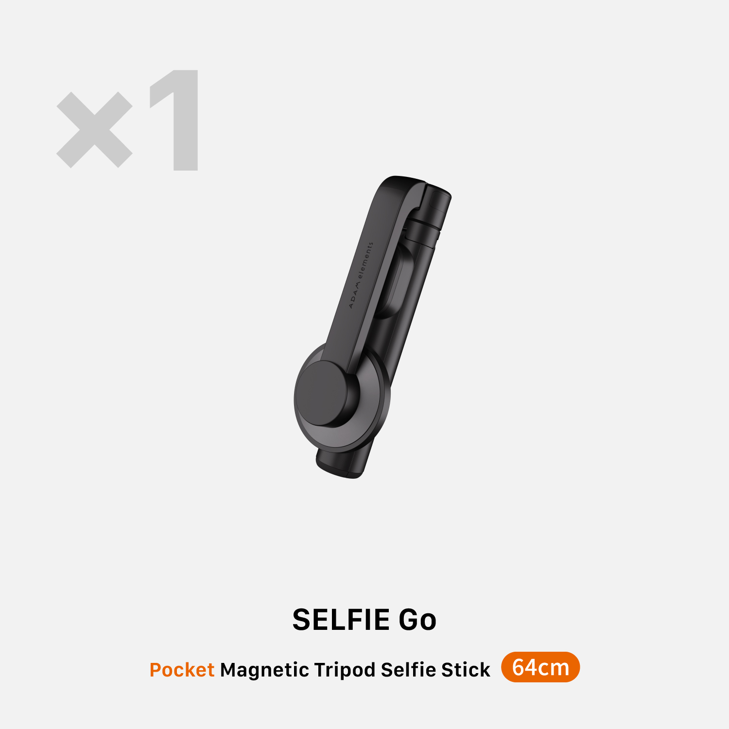 SELFIE Go Pocket Magnetic Tripod Selfie Stick