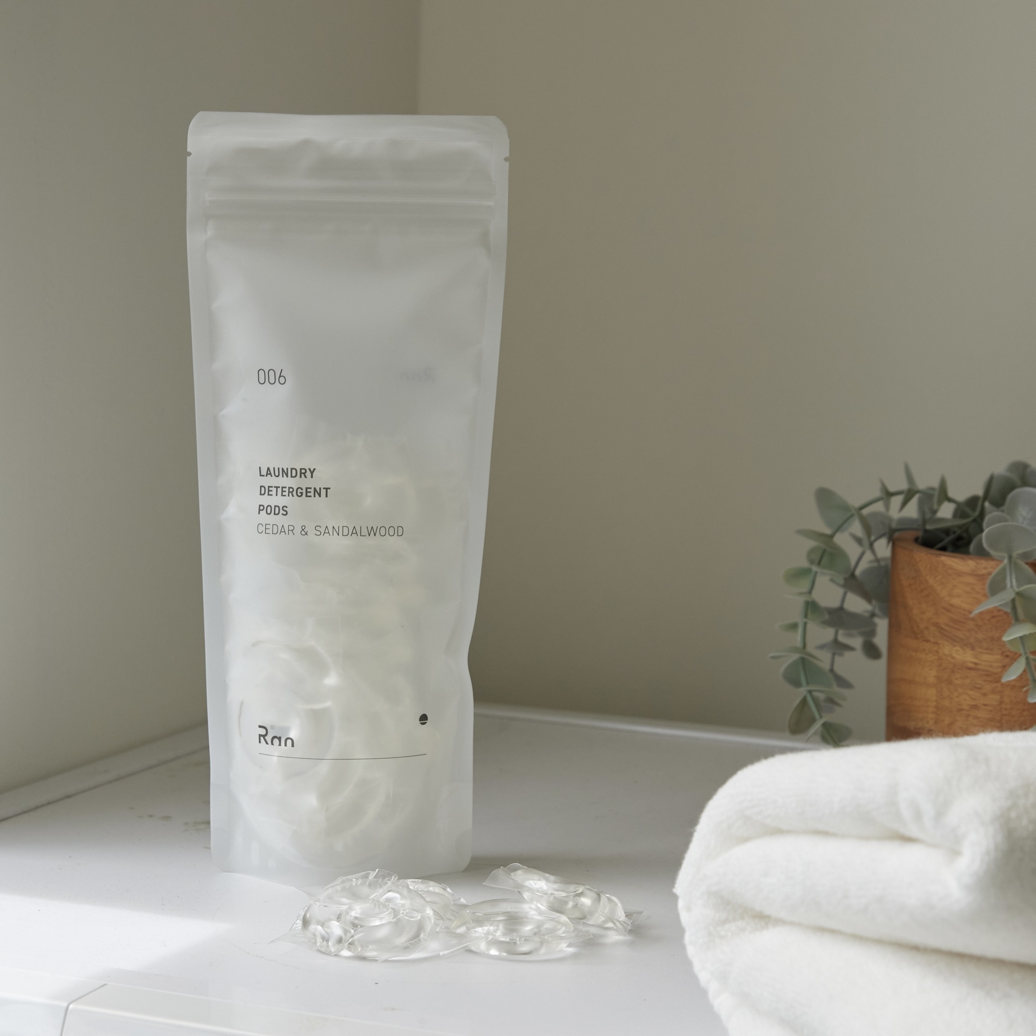 【選物｜Ran】006 經典衣物洗衣膠囊(雪松檀香/15入)