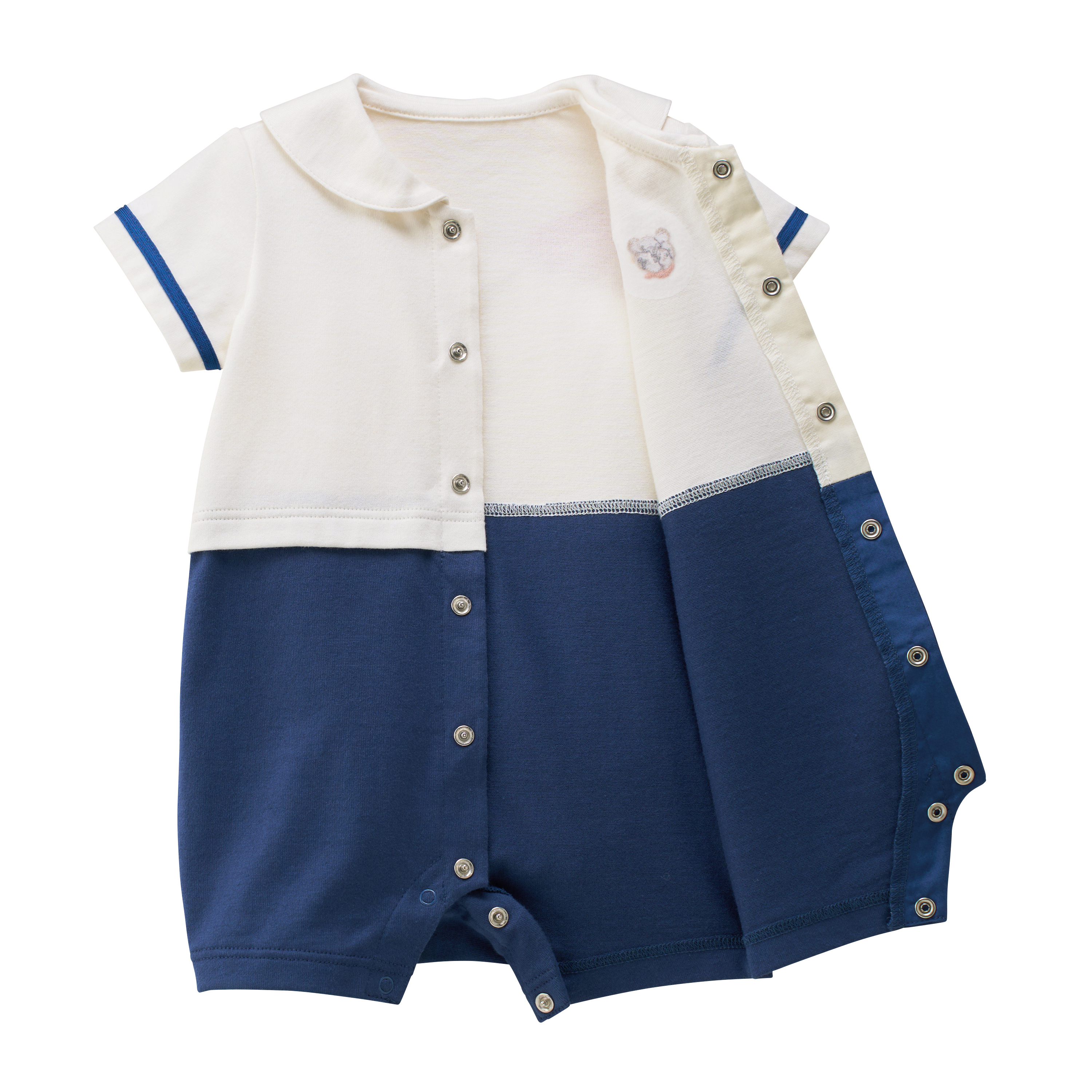 HB 上下拼色連體服