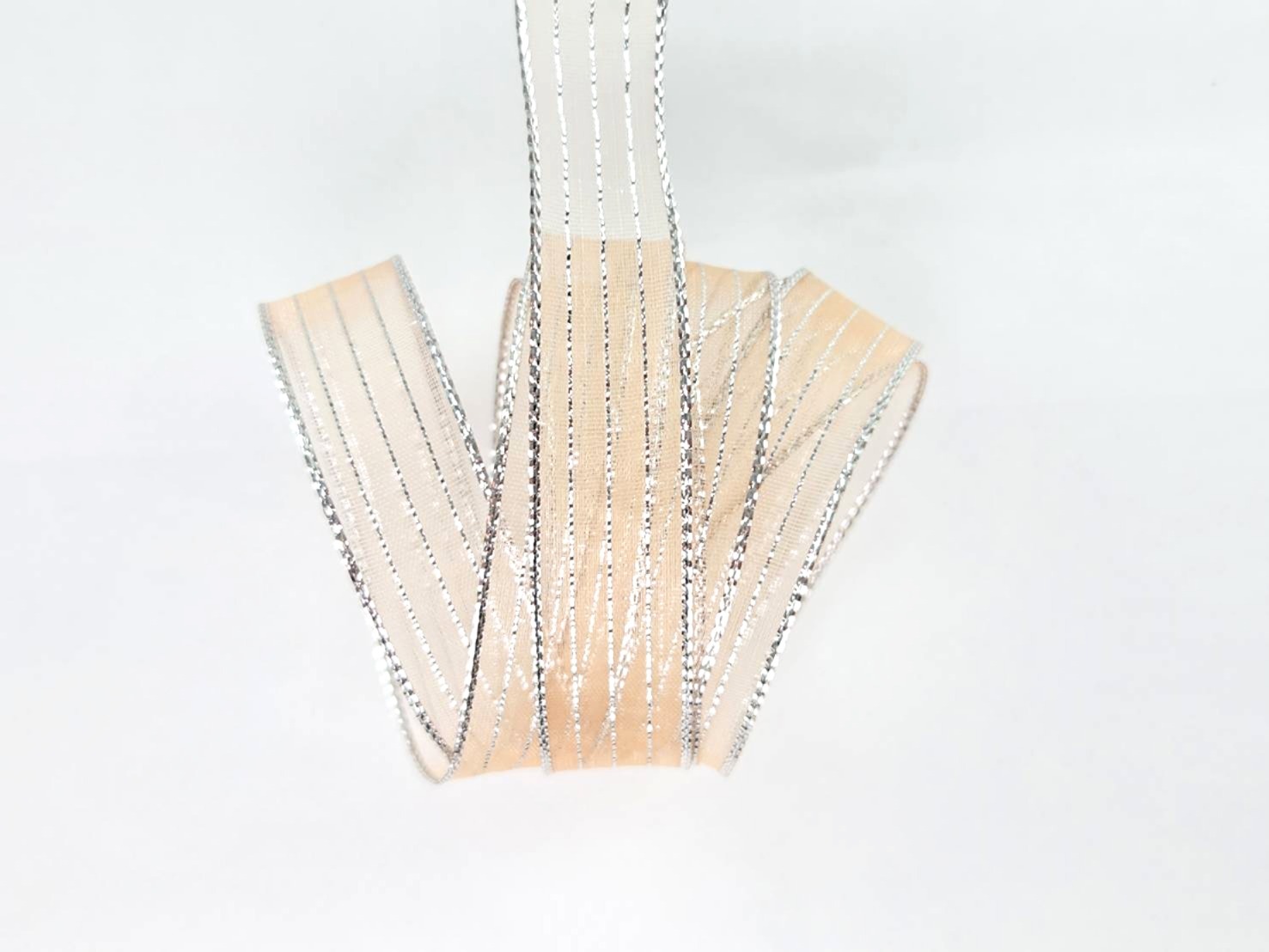 銀邊細線網紗/10mm/15mm