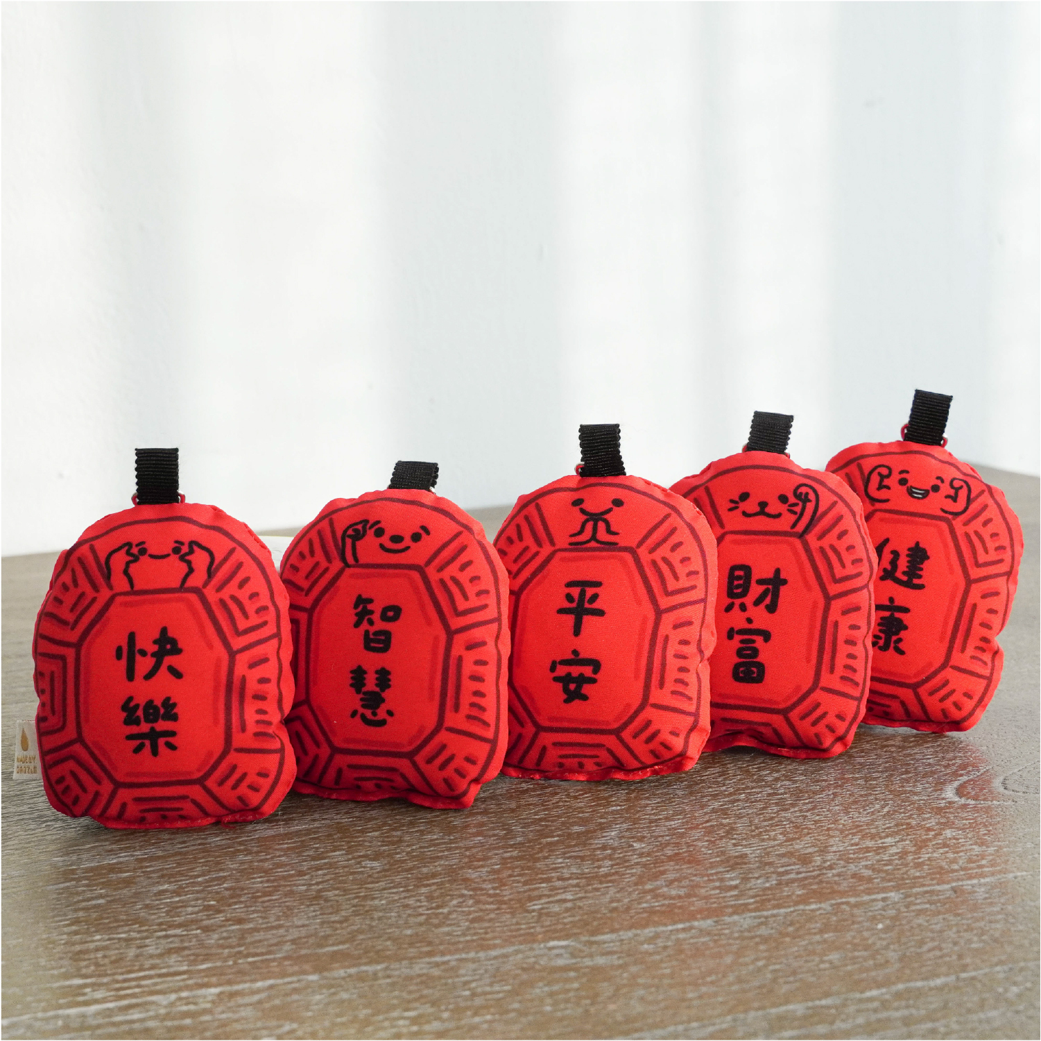 紅龜粿開運吊飾- 喜氣大紅款