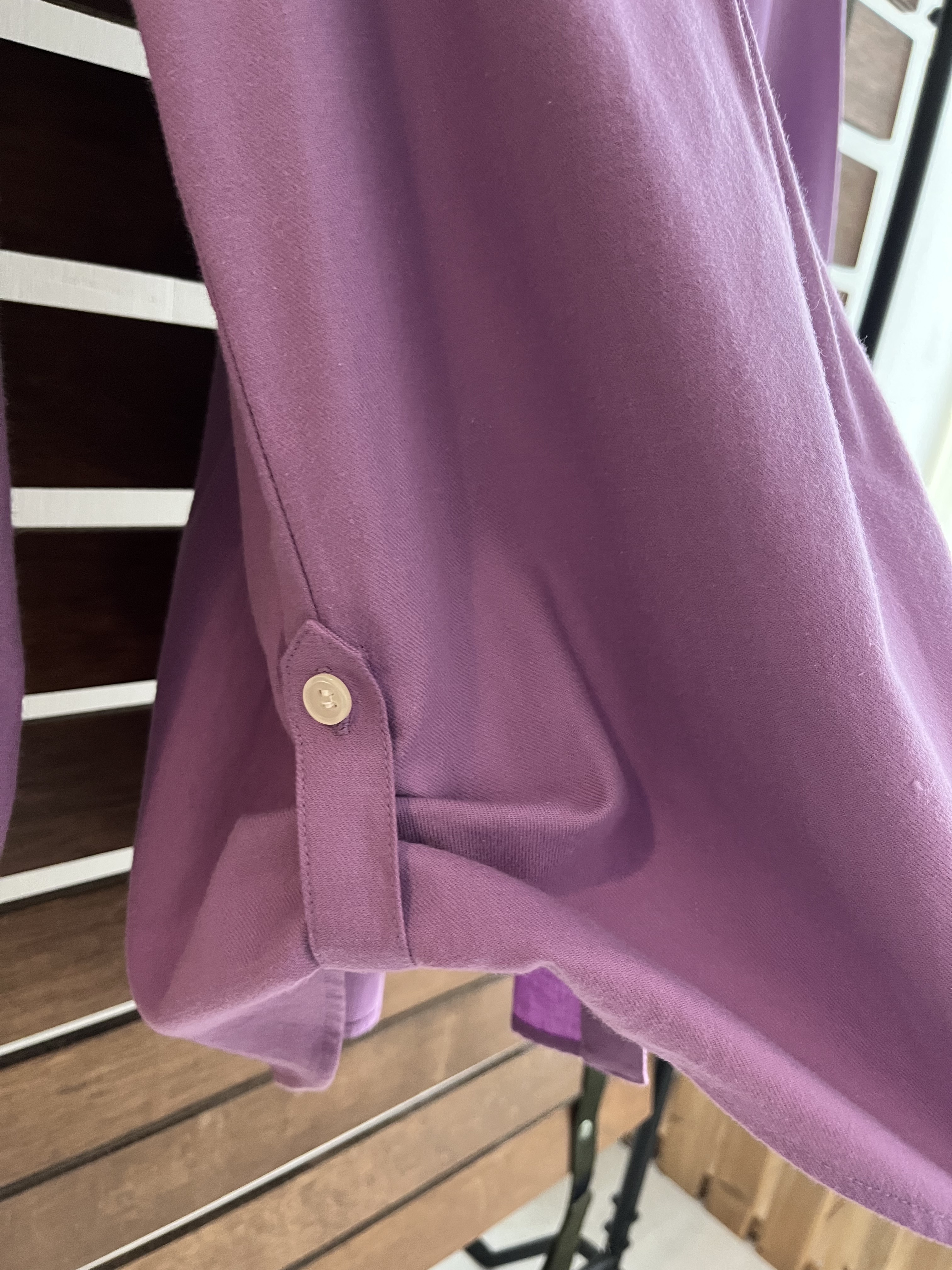 dix-sept紫色小企領top