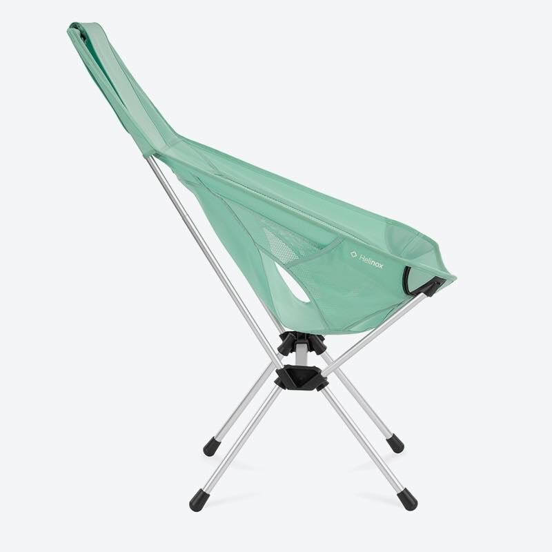 Helinox Sunset Chair (Re) 輕量戶外高腳椅 高背戶外椅 露營折疊椅 Biscay Green 比斯開綠 [HappyOutdoor]
