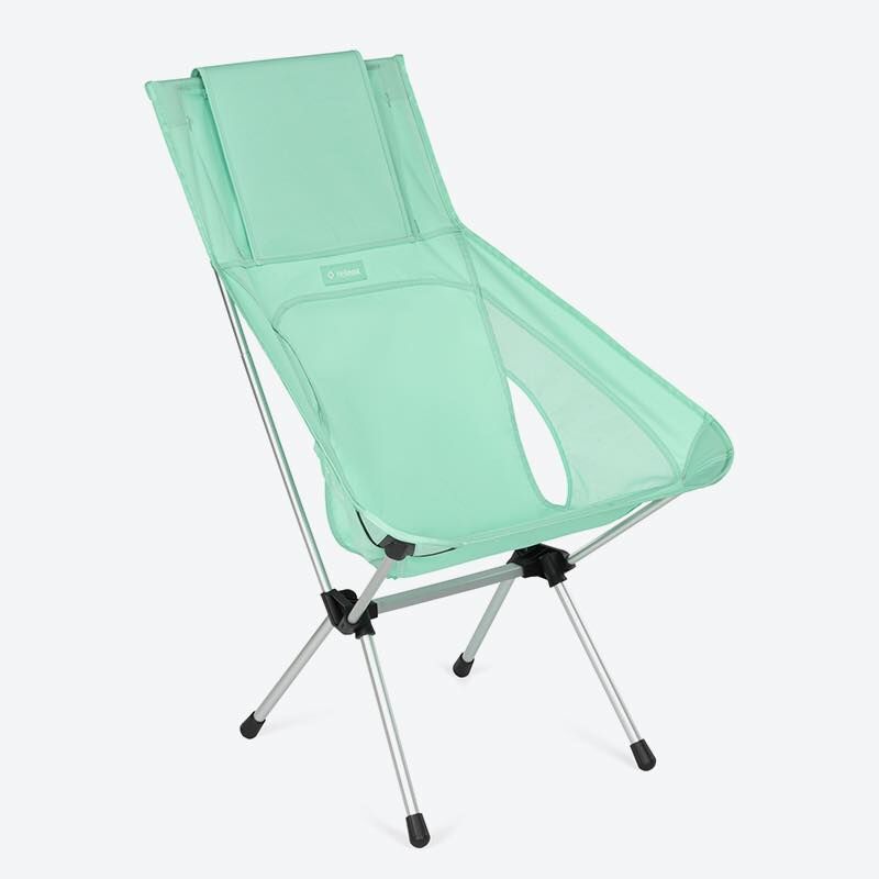 Helinox Sunset Chair (Re) 輕量戶外高腳椅 高背戶外椅 露營折疊椅 Biscay Green 比斯開綠 [HappyOutdoor]