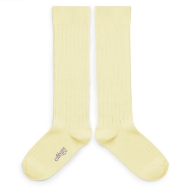 (預購) COLLEGIEN 羅紋長襪 La Haute - 039 Vanille 香草