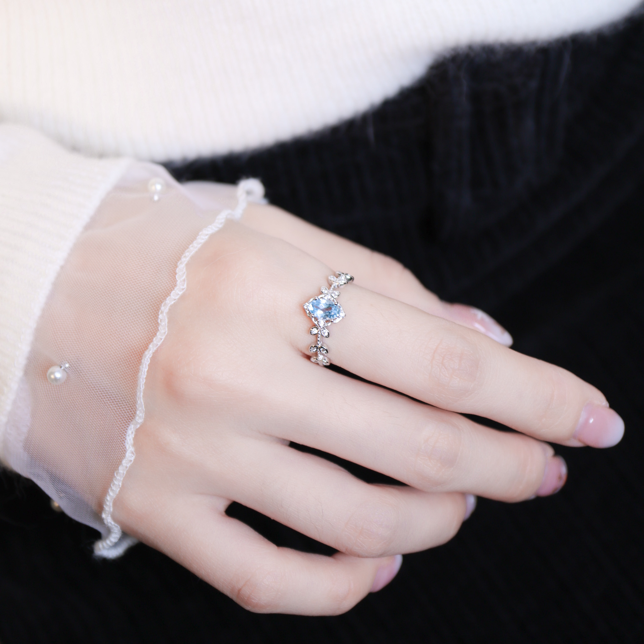 | 925純銀 ・托帕石 | 保持真摯戒指 | RI1024 |