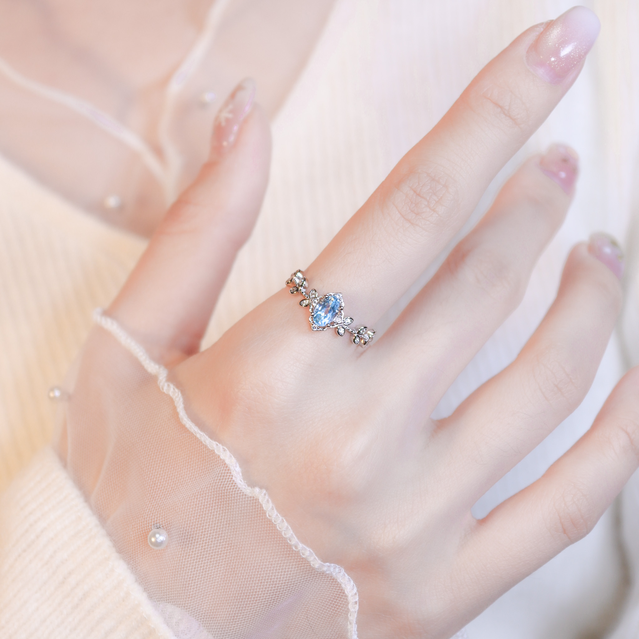 | 925純銀 ・托帕石 | 保持真摯戒指 | RI1024 |