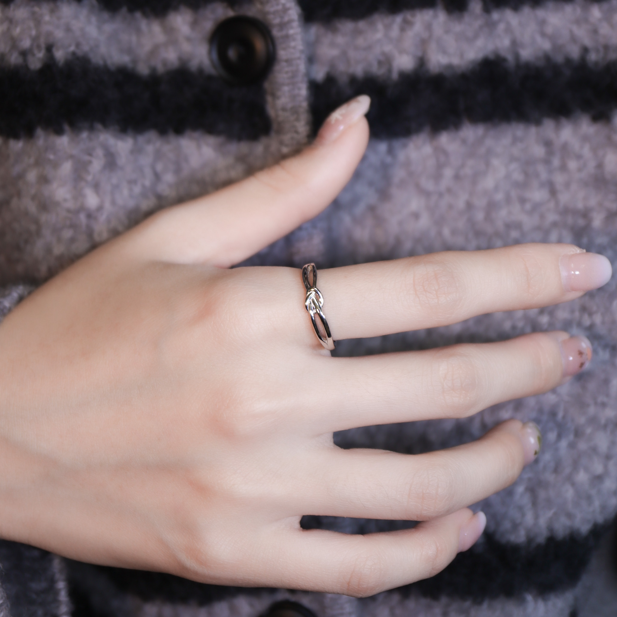 | 925純銀・ 白金・ 玫瑰金 | 轉身邂逅你戒指3.0 （銀/玫瑰金）  | RI1023 |