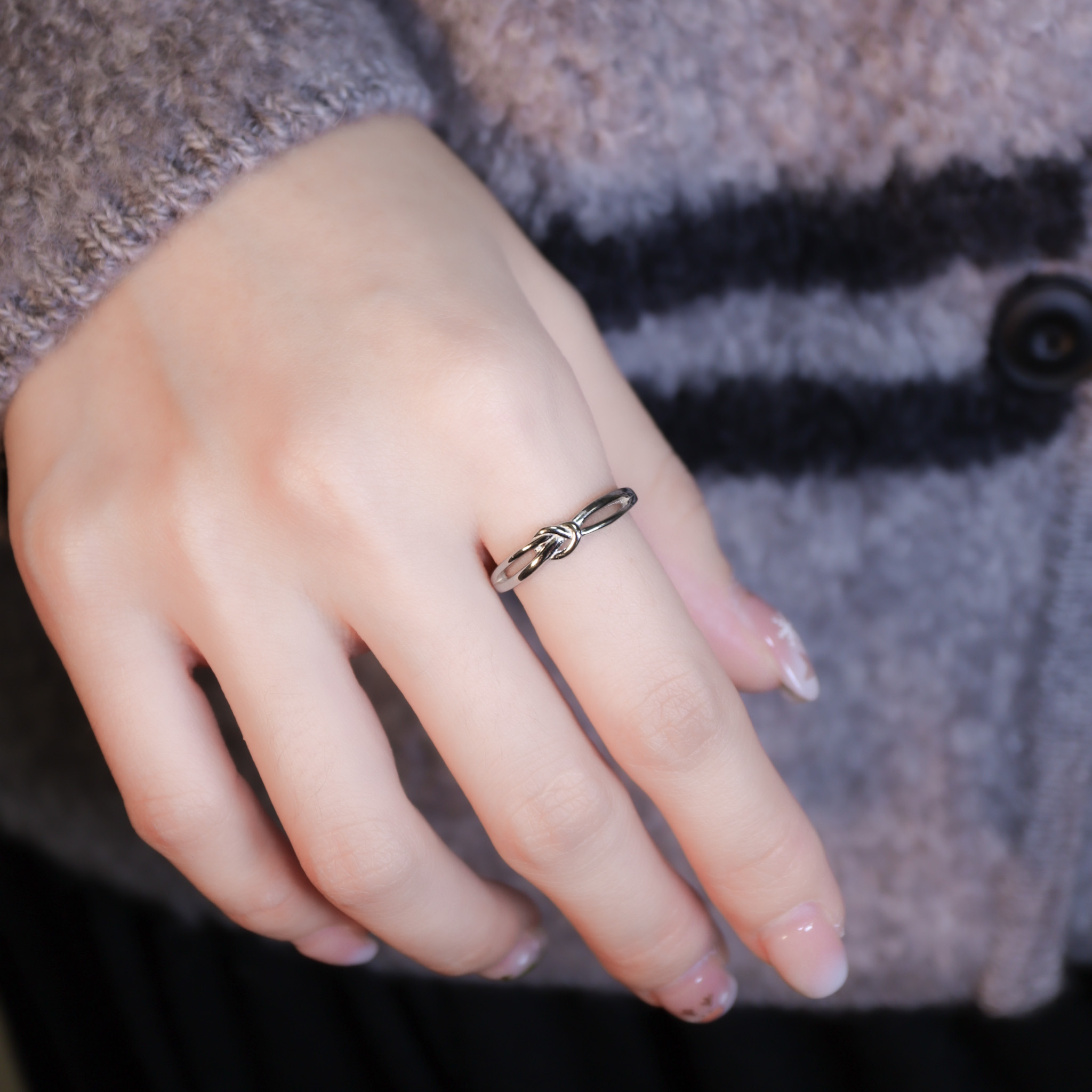 | 925純銀・ 白金・ 玫瑰金 | 轉身邂逅你戒指3.0 （銀/玫瑰金）  | RI1023 |