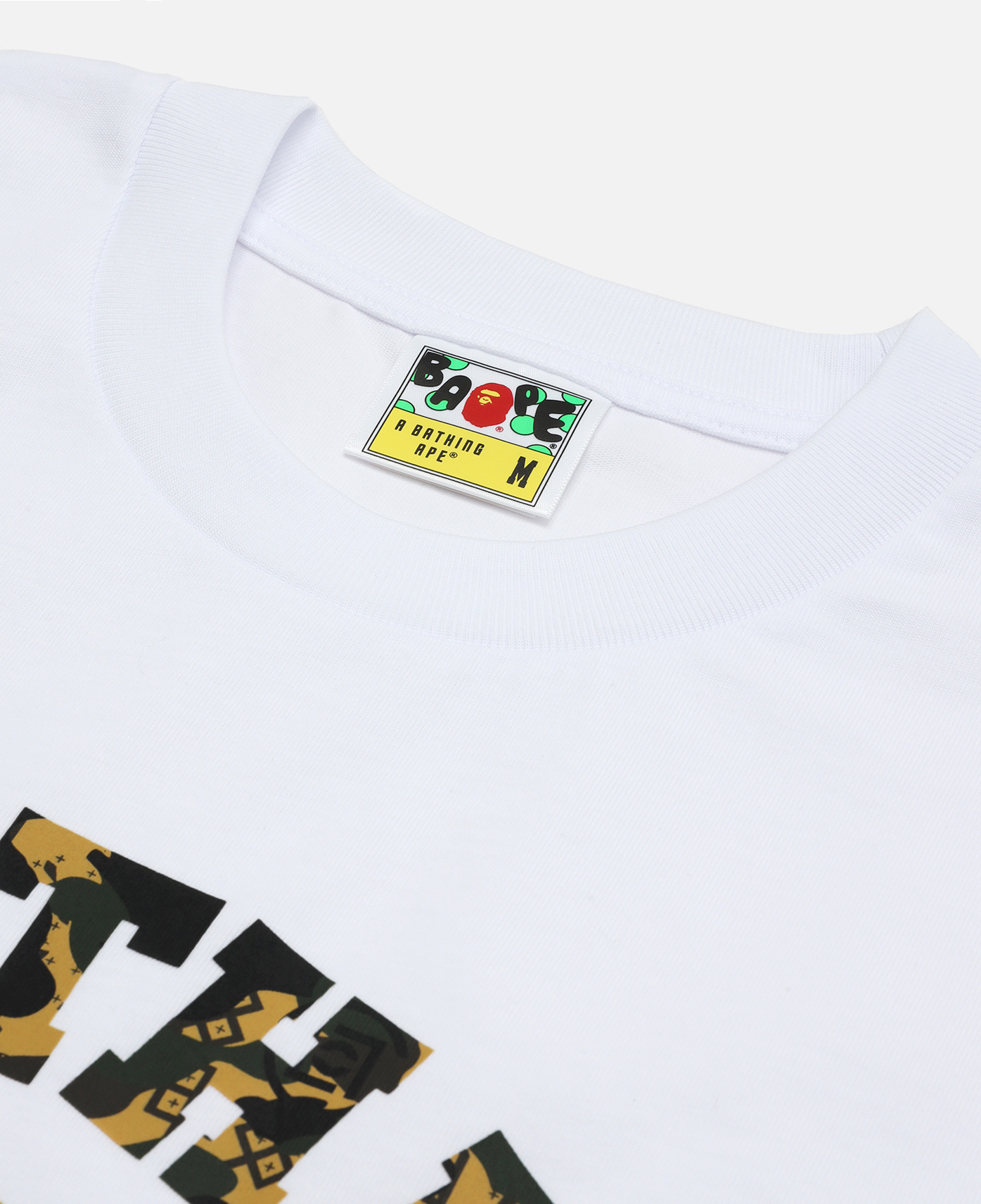 BAPE® X CLOT】 CAMO COLLEGE RELAXED FIT TEE