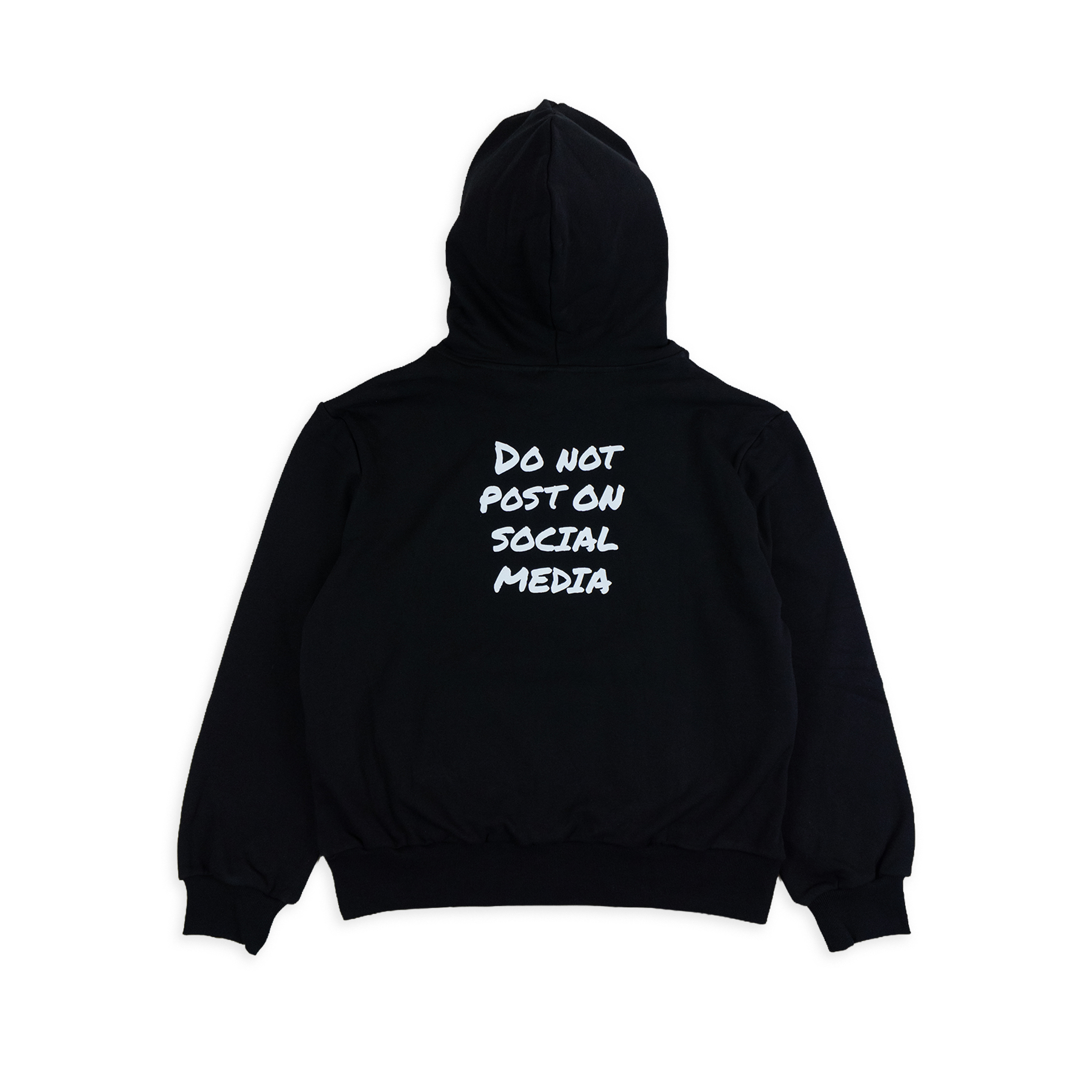 DO NOT POST ON SOCIAL MEDIA Hoodie - Black