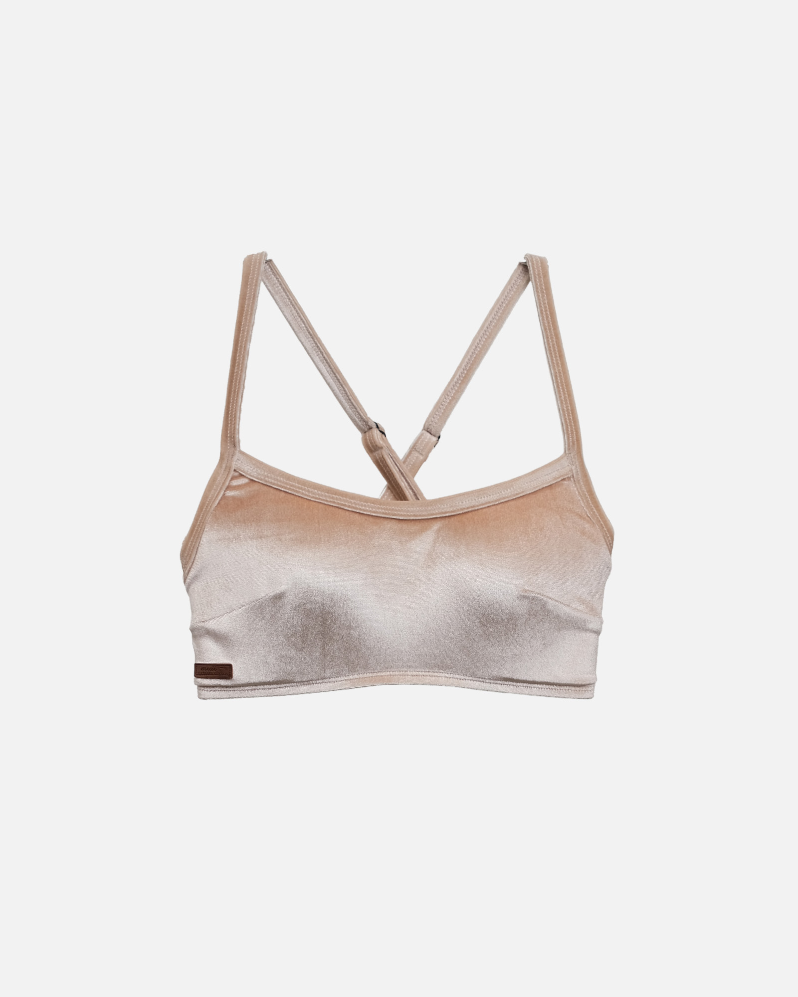 【香檳金絨】TINA 細肩美胸可調式背勾上衣