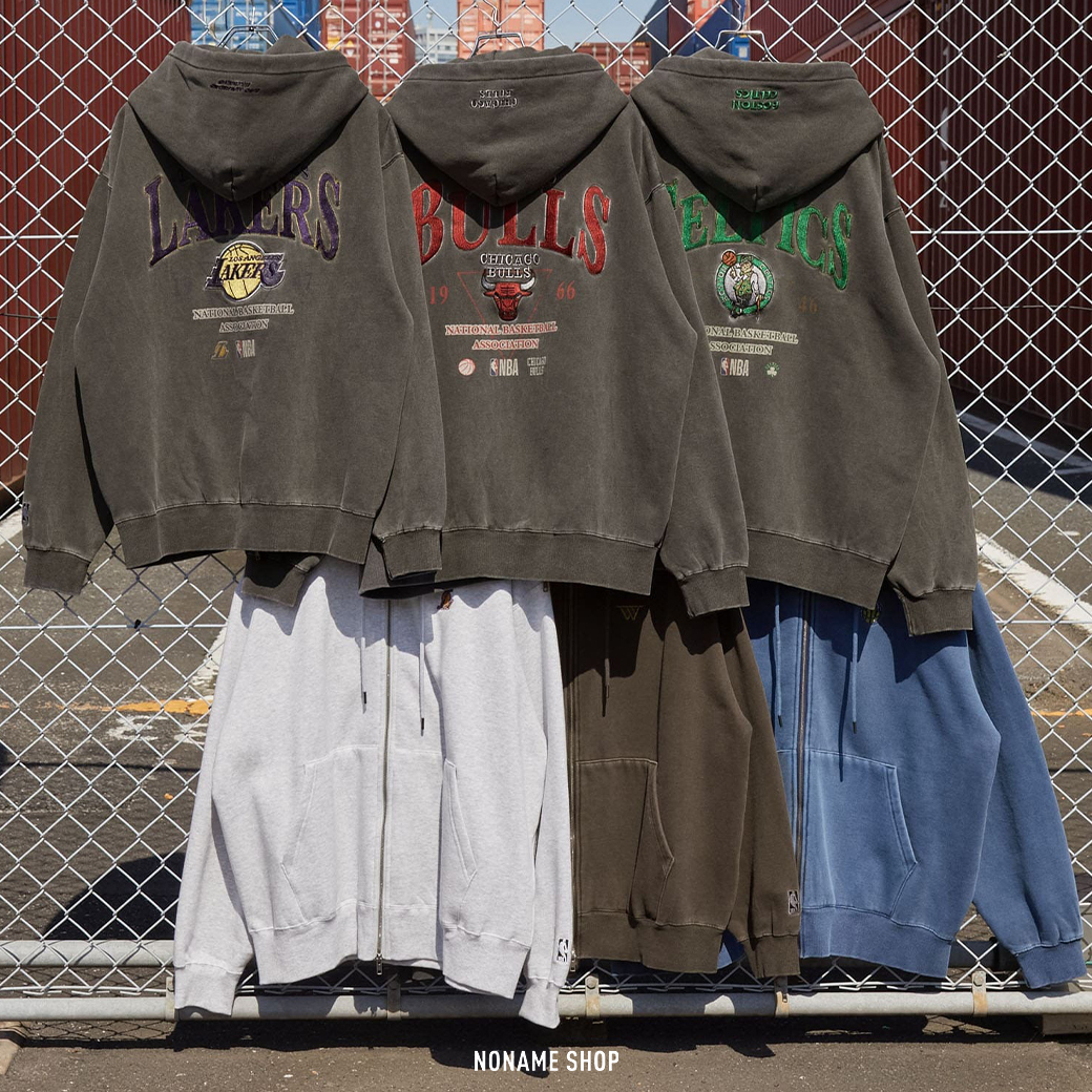 NBA 球迷必收 復古 水洗 大LOGO 內刷毛 雙拉鍊 外套 棉外套 六款 (男/女同款)