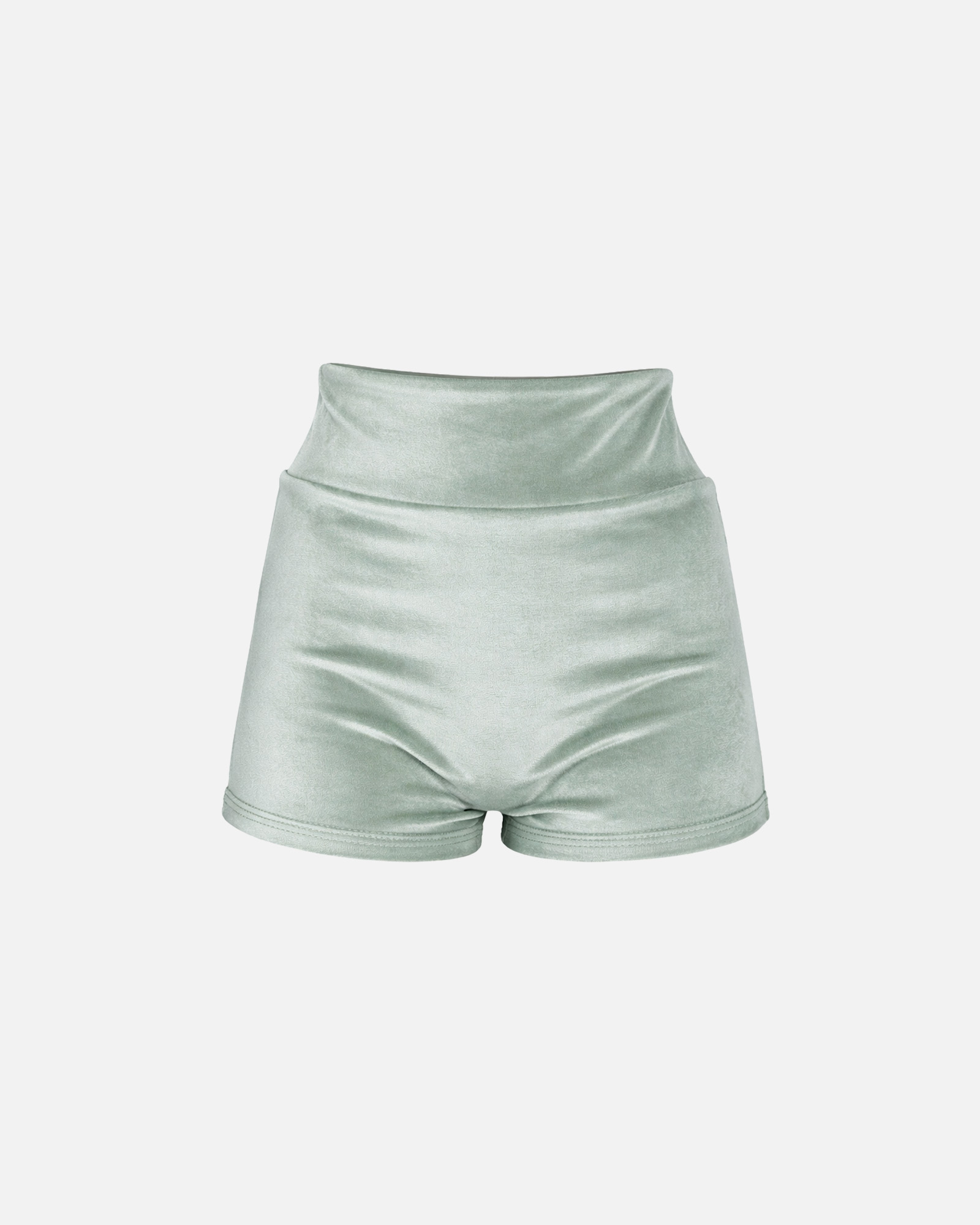 【絨布系列】Flora 高腰平口側開衩泳褲