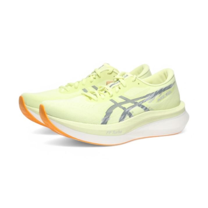 ASICS 慢跑鞋 MAGIC SPEED 4 螢光黃 炭粄 輕量跑鞋 男 1011B875751