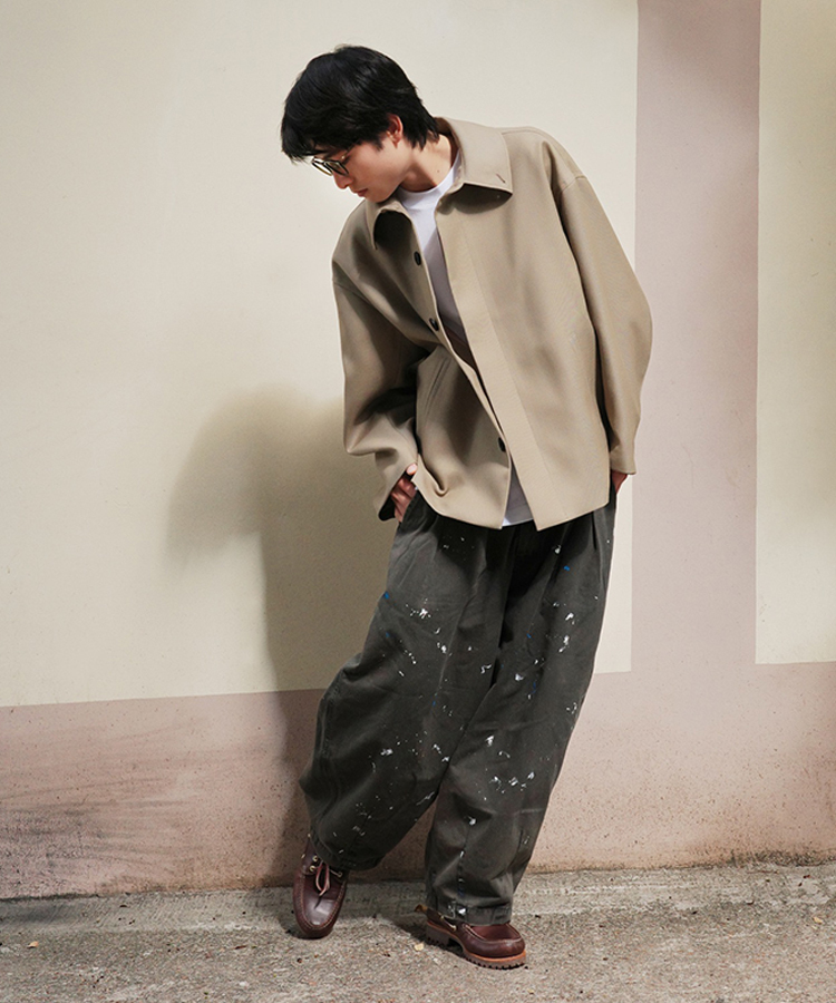 Blanc YM｜WOOL OVERSIZE SHORT COAT