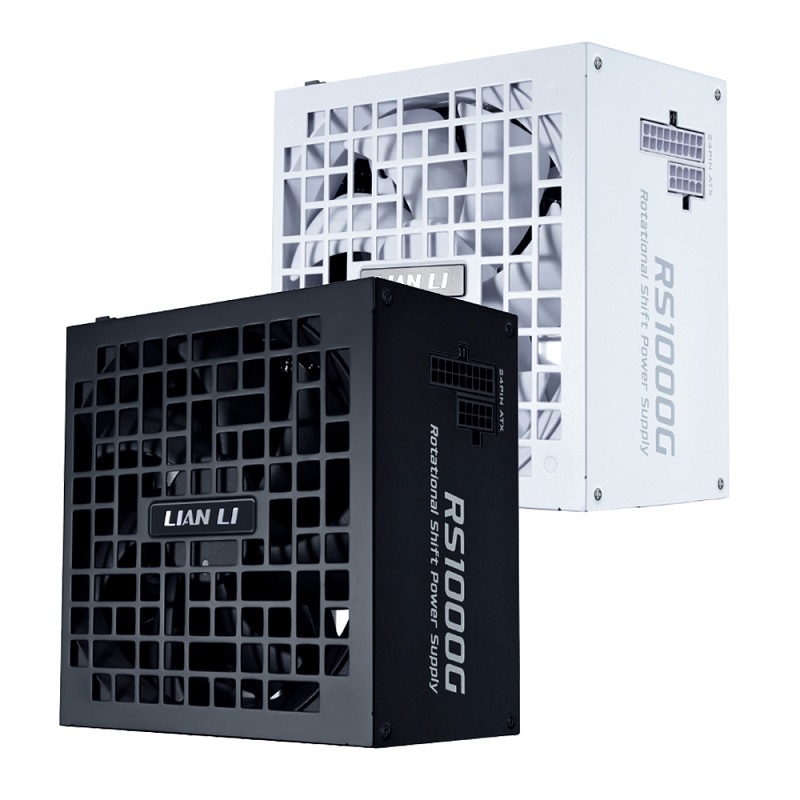 LIAN LI 聯力 RS1000G 金牌/全模 電源供應器(內含USB HUB) 黑色/白色
