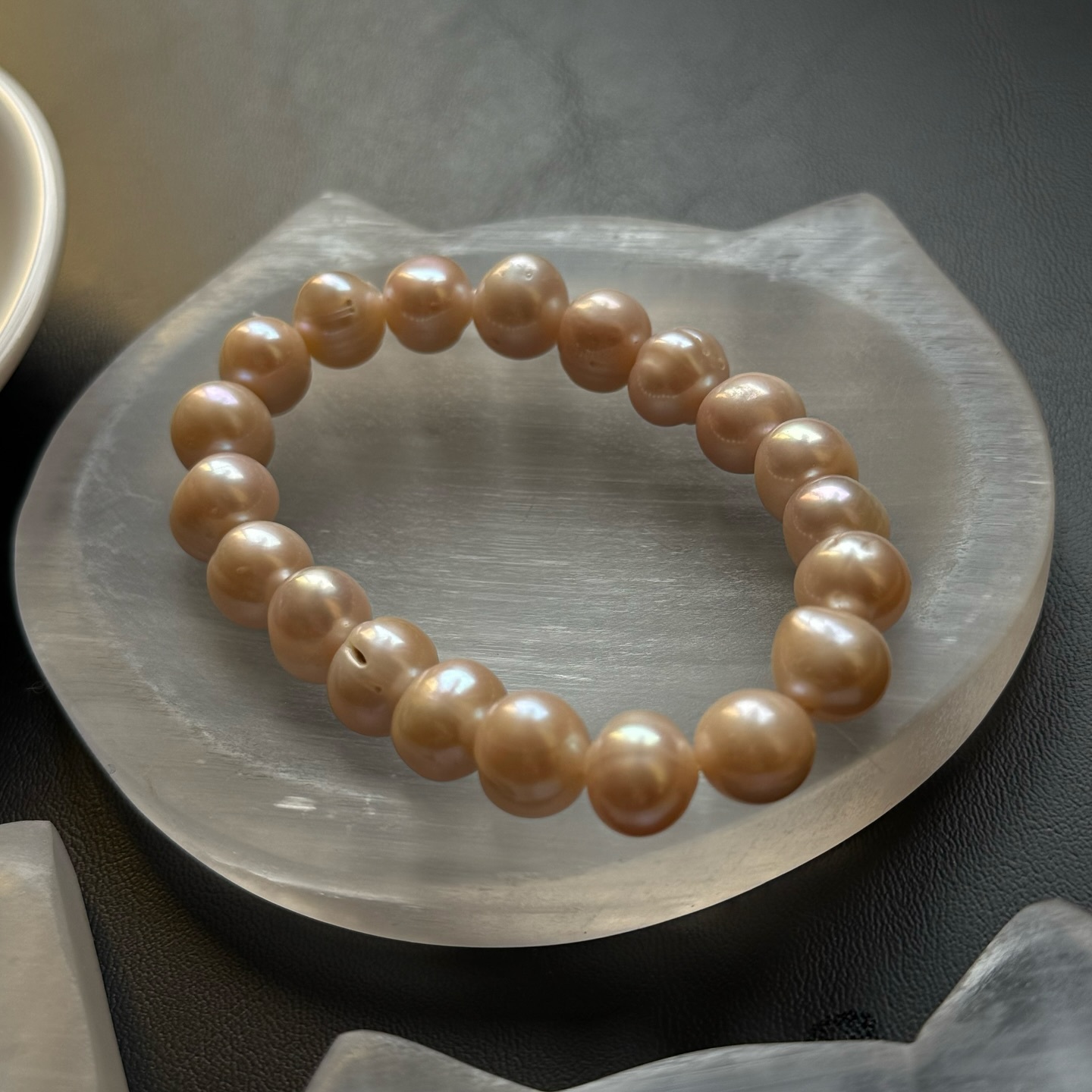 [原石] 透石膏 淨化盤