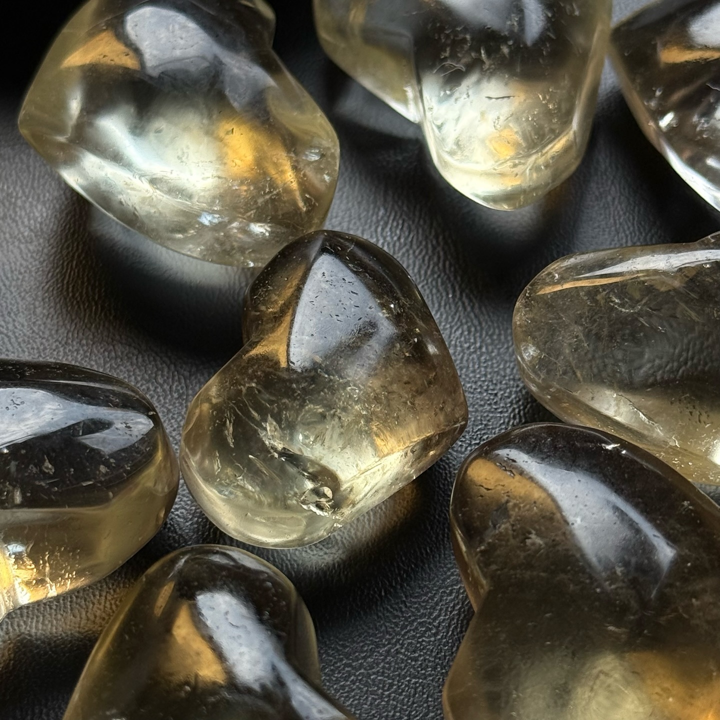 [原石] 黃水晶 愛心