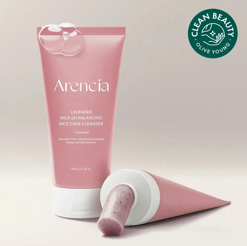 [ Arencia ] Lavender Mild pH Balancing Rice Cake Cleanser 551463