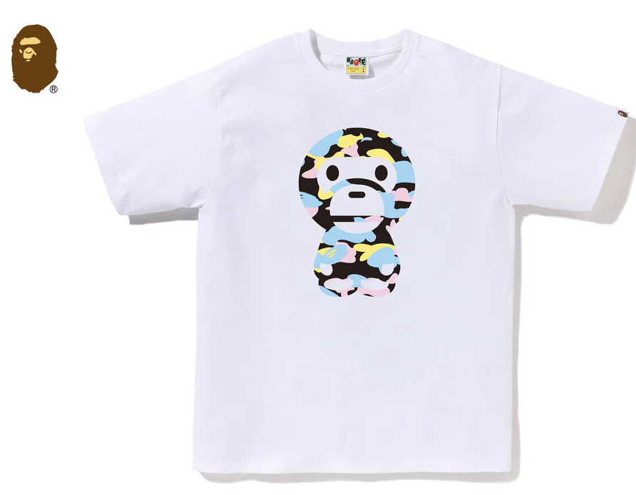 【BAPE男生】0117 發售 NEW MULTI CAMO BIG BABY MILO TEE