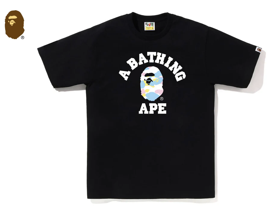 【BAPE男生】0117 發售 NEW MULTI CAMO COLLEGE TEE