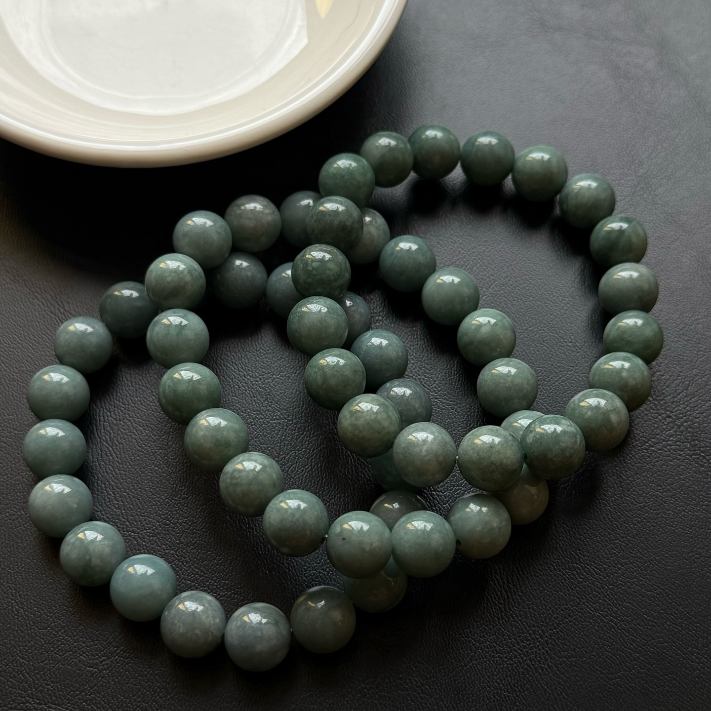 [原石] 藍水翡翠 水晶手串