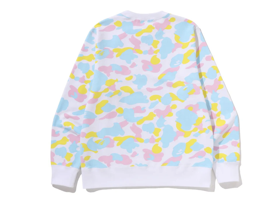 【BAPE男生】0117 發售 水鑽衛衣 NEW MULTI CAMO RHINESTONE REGULAR FIT CREWNECK SWEATSHIRT