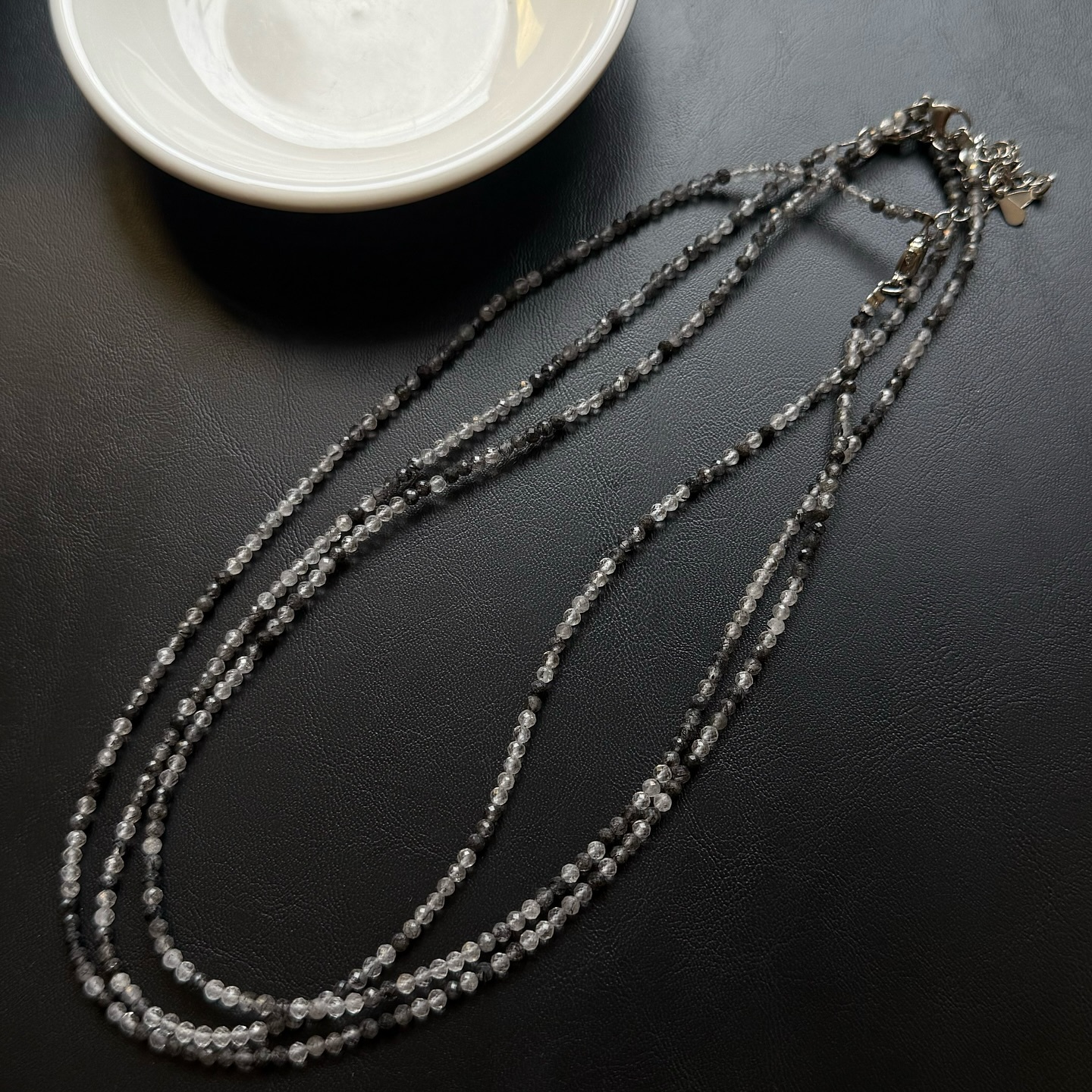 [原石] 黑髮晶碧璽 項鏈