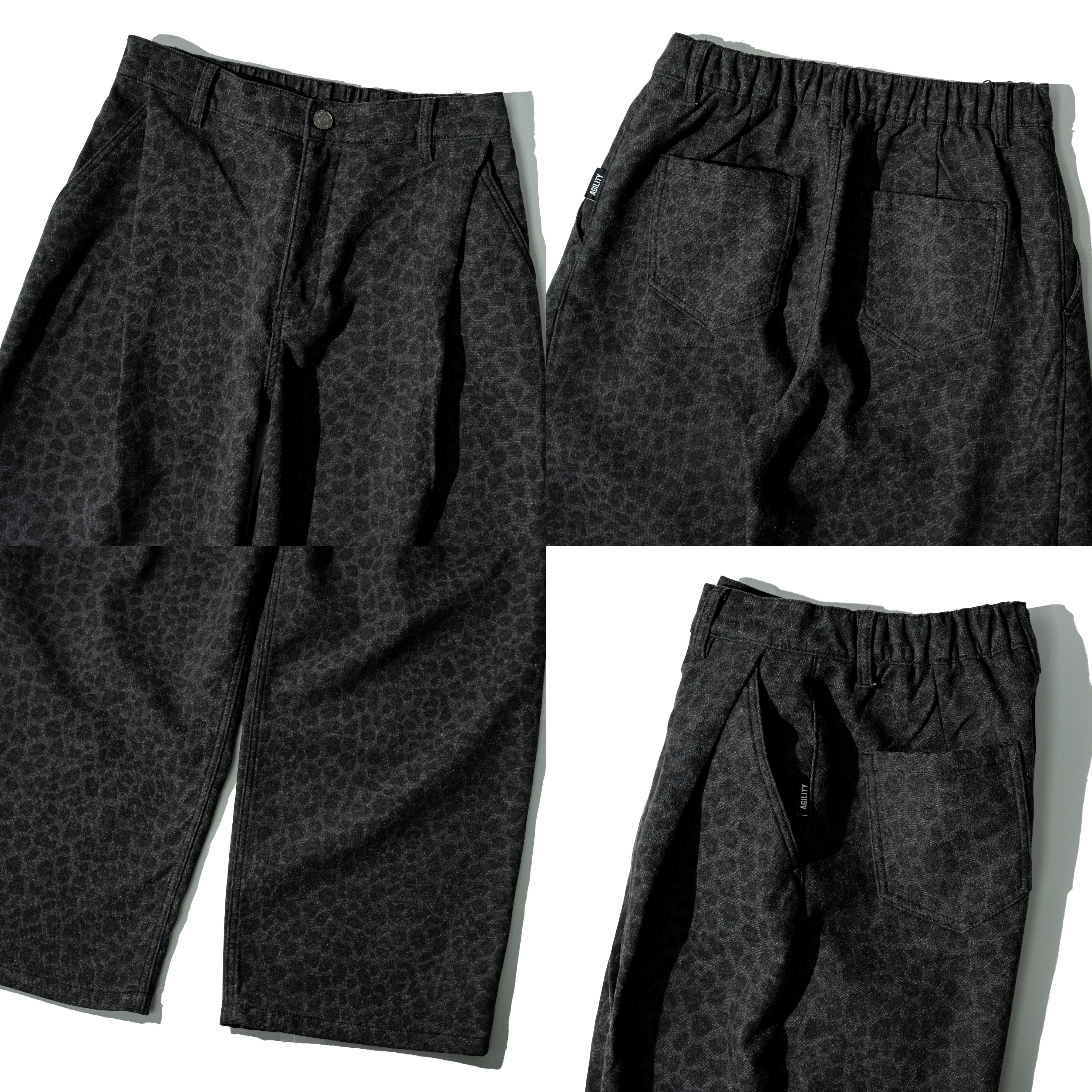 AGILITY Leopard Print Curved Pants 彎刀 豹紋長褲 [LS03]