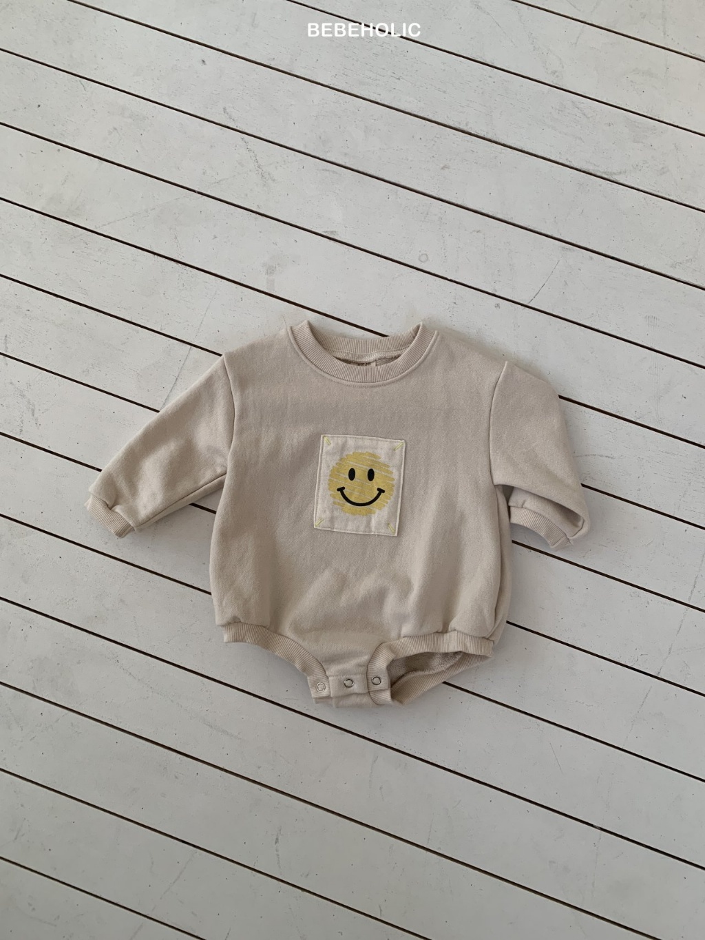 正韓春bebeholic 嫩嬰大笑臉包屁衣