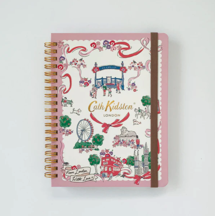 Cath Kidston「Lovely London」（可愛倫敦）環裝筆記本