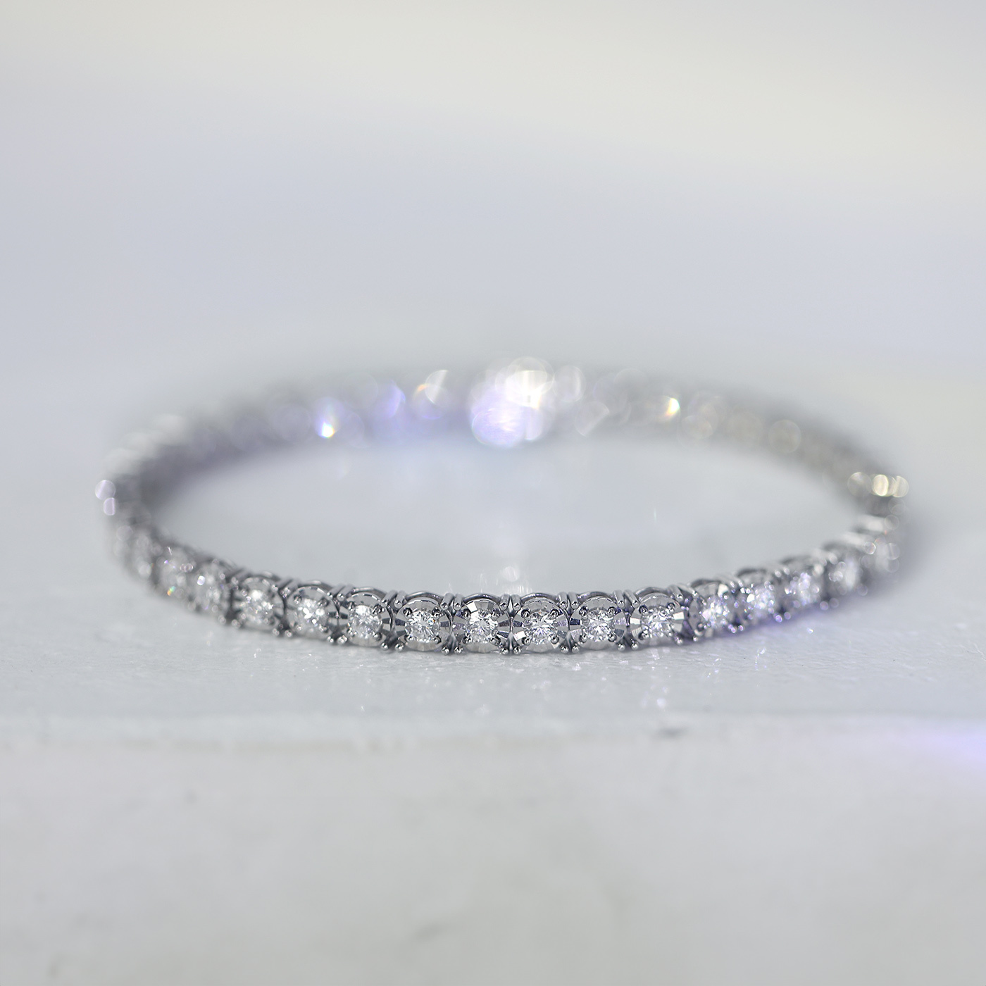 光之旅行 — 3克拉鑽石手鍊