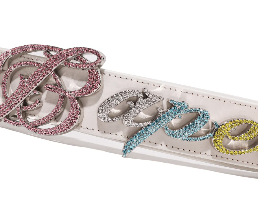 【BAPE配件】0117 發售 BAPE LOGO BELT W/ RHINESTONES