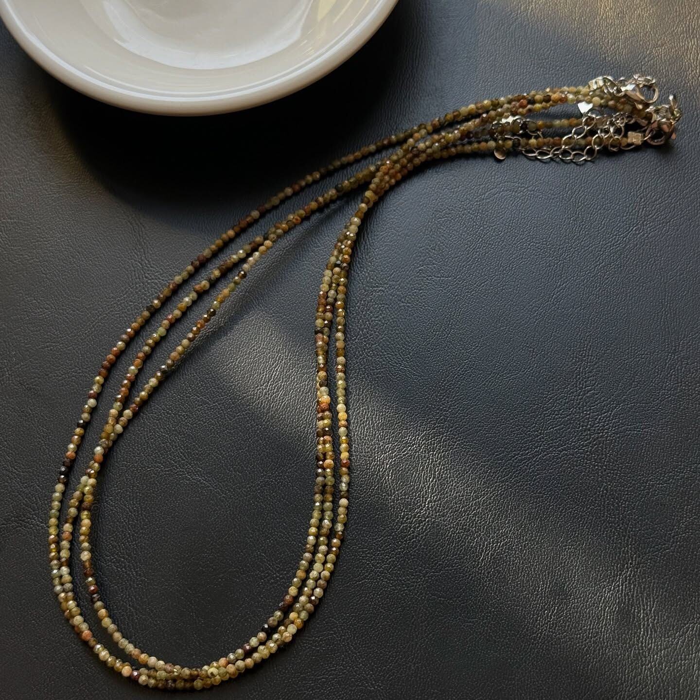 [原石] 綠石榴石 水晶項鍊