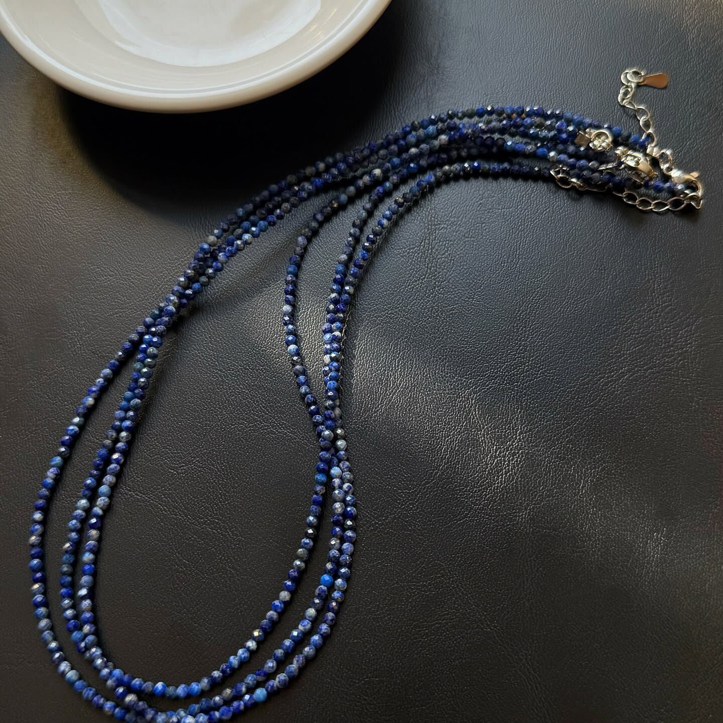 [原石] 青金石 水晶項鍊