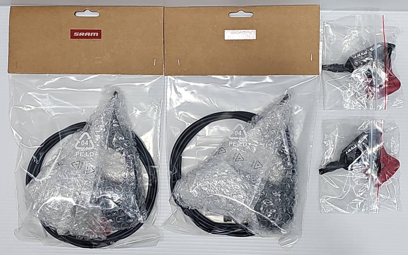 (本店推廣商品,限量1組,先搶才有) 變把組+油管+卡鉗 SRAM FORCE E1 AXS 油壓碟煞煞變把組含油管+卡鉗 無線電變  12S變把組 卡鉗 左前右後剎變把組 油管