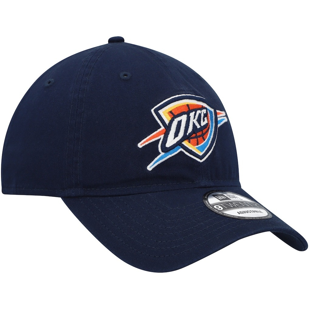 NBA帽子 Oklahoma City Thunder 奧克拉荷馬城雷霆 隊徽 海軍藍 老帽 New Era 9TWENTY 可調式 全新