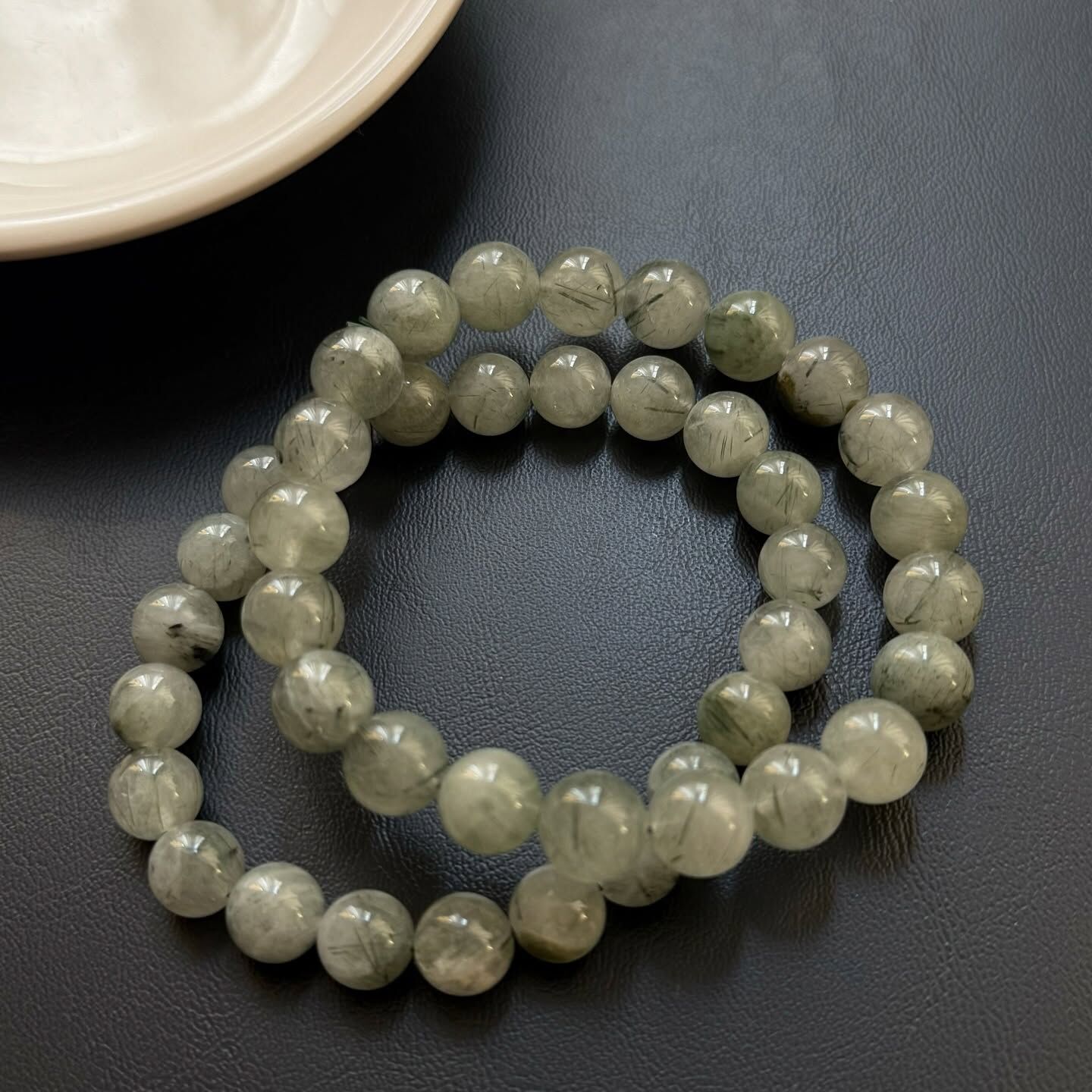 [原石] 綠髮晶 水晶手串